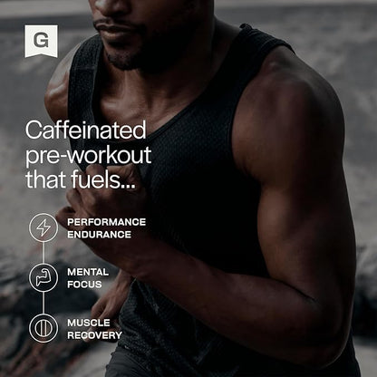 Gainful Pre Workout Powder with Caffeine, L Theanine, L Citrulline, Beta Alanine, BCAA's, Energy & Muscle Support, Watermelon, 14 Servings