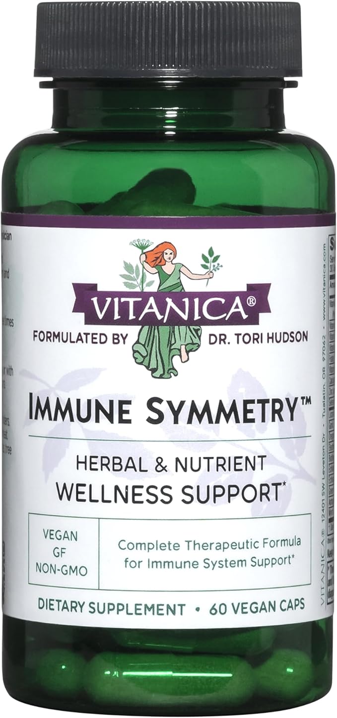 Vitanica Immune Symmetry, Immune Support, Vegan, 60 Capsules