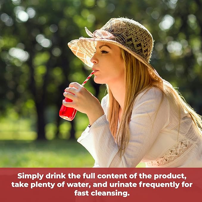 Wellgenix Omni Detox Cleanse Drink - 16 oz Fruit Punch Flavor - Quick Flush Body Detoxifier, Herbal Cleanse System Flush, Body Cleanser for Detox and Cleanse Your System