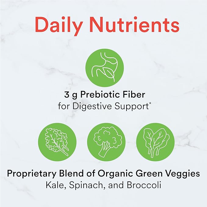 SmartyPants Kids Fiber & Veggies: Prebiotic Fiber Gummies for Kids, Fiber Supplement with Inulin, Organic Green Veggie Blend, Vegan, Gluten Free, Mixed Berry Flavor, 60 Count (30 Day Supply)