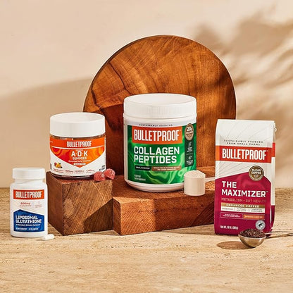 Bulletproof Liposomal Glutathione Force Antioxidant Capsules, 30 Count, Supplement for Liver Health and Immune Support, 30 Servings