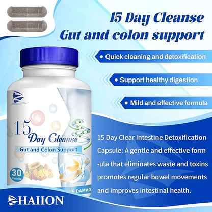 15 Day Gut Cleanse - Gut and Colon Support