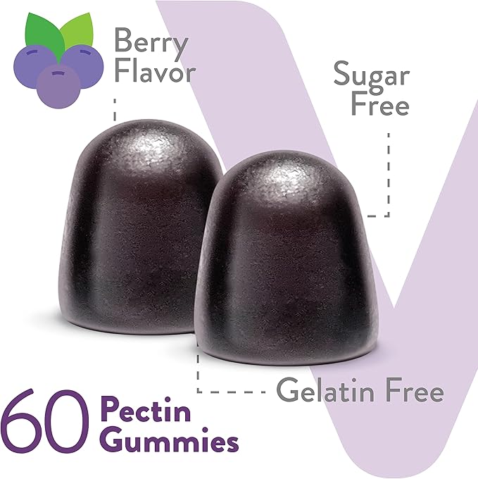 Sambucus Elderberry Gummies for Adults & Teens + Zinc & Vitamin C - Sugar Free - Immune Support & Booster Herbal Supplement - Vegan, Gluten Free, Gelatin Free, GMO Free, Chewable Berry Flavored Gummy