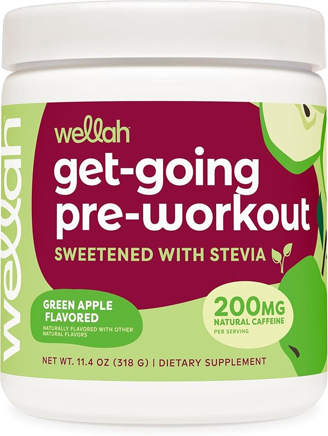 Get-Going Pre-Workout Drink Mix (Green Apple Flavored, 30 Servings)