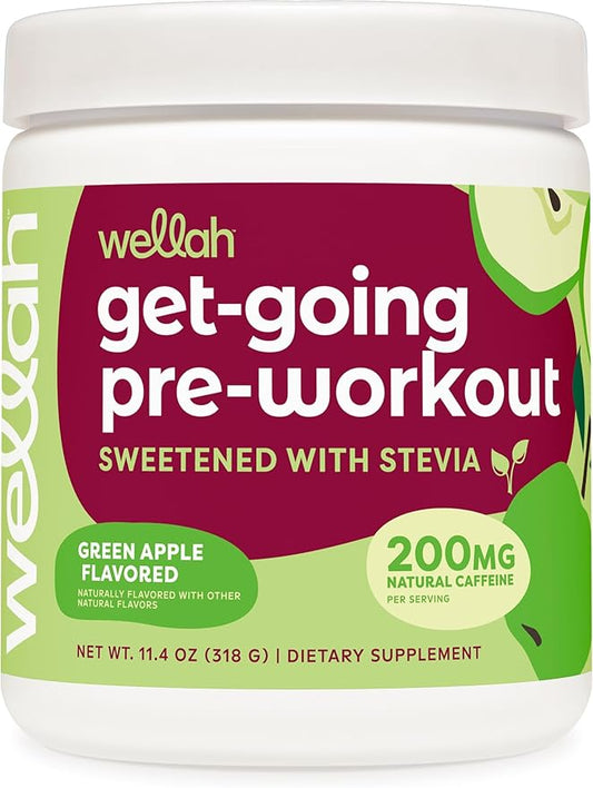 Get-Going Pre-Workout Drink Mix (Green Apple Flavored, 30 Servings)