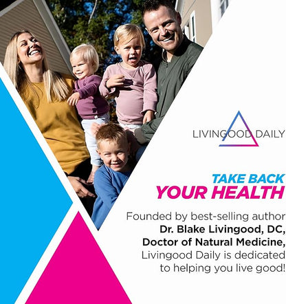 Livingood Daily Vitamin D3 K2 4000 IU Supplement, 9-in-1 Dietary Supplement for Immune Support - Made with Vitamins D, A, E, K2, Zinc, Magnesium & Probiotic Blend for Maximum Absorption - 60 Capsules