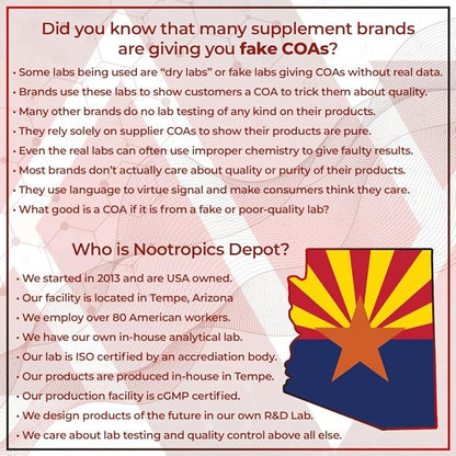 Nootropics Depot Tongkat Ali Extract Capsules | 100mg | 120 Count | 10% Eurycomanone by HPTLC | Eurycoma longifolia Root Extract