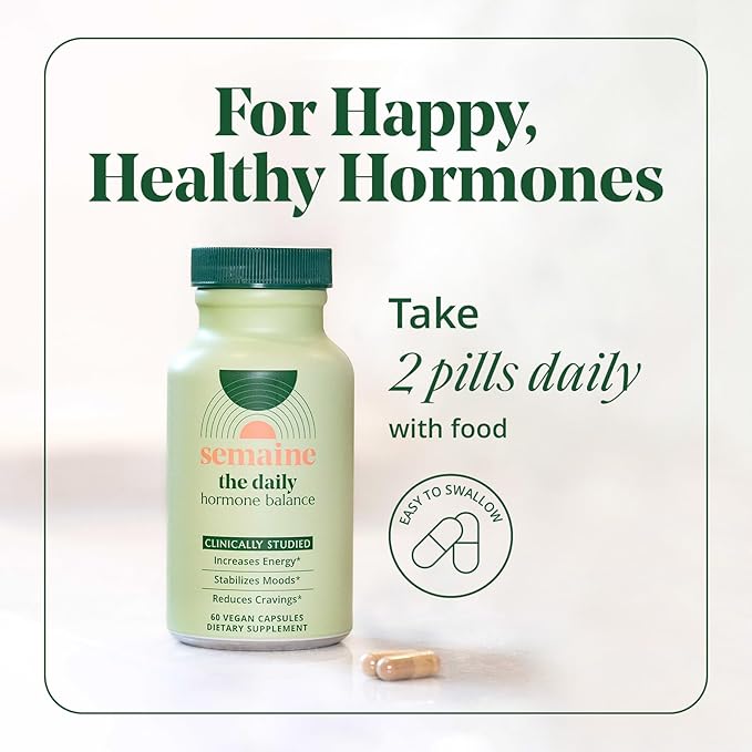 Daily Hormone Balance for Women – Better Skin, Better Moods, Happy Hormones & Deeper Sleep. Effective Multi-Action Formula Supports All Symptoms. - 60ct