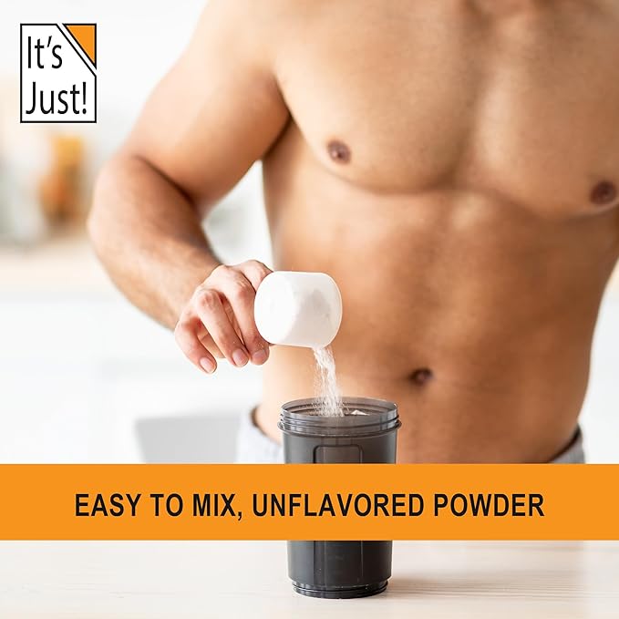 It's Just! - Mass Gainer Powder, 100% Maltodextrin (Complex Carbohydrates), Sustained Energy, Rapid Absorption, Non-GMO, Easily Add to Any Protein Shake, 3lbs / 38 Servings