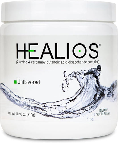 HEALIOS Unflavored Oral Health and Dietary Supplement, Powder Form, Naturally Sourced L-Glutamine Trehalose L-Arginine, 10.93 Ounces