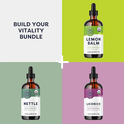 Vimergy Liquid B12 – Fast-Absorbing Brain Support – Energy Support Supplement – USDA Certified Organic, Vegan, Non-GMO – 115 Servings (115 mL)