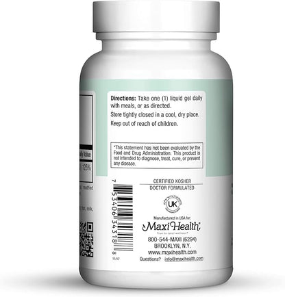 Maxi Health Vitamin D3 1000 IU Dietary Supplement - Easy to Swallow - Odorless & Tasteless - Supports Calcium Absorption, Immune Health and Bone Health in Adult Women & Men - 180 Tablets