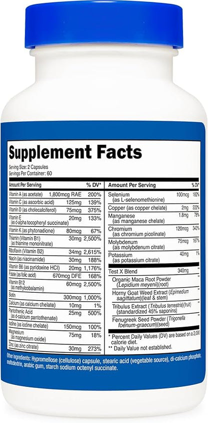 Nutricost Multivitamin for Men 120 Capsules - Vitamins and Minerals for The Healthy Man