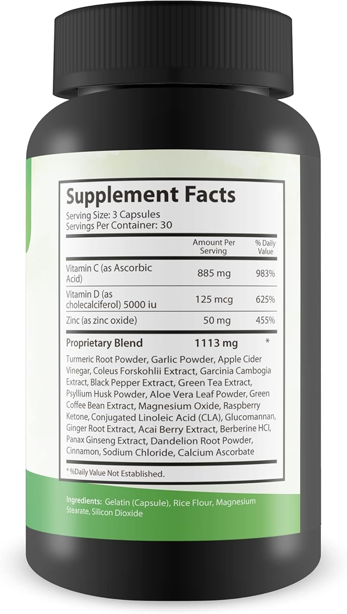Pro Pancreas Cleanse/Revitalizer - Support Pancreas and Blood Health - Antioxidant Green Tea Pancreas Cleanse and Detox - Support Healthy Pancreas Function - Contains Vitamin D, Vitamin C, & Turmeric