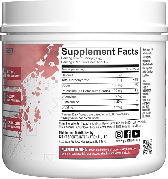 Edge BCAA - 60 Servings (Black Cherry)