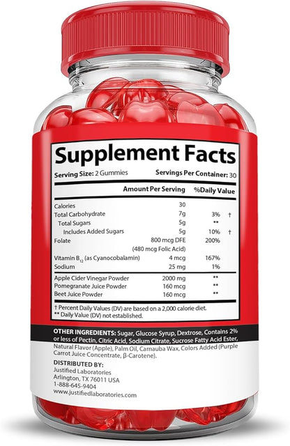 (3 Pack) Keto Crave Keto ACV Gummies Extreme 2000MG Keto Crave Keto Gummies Advanced Formula Apple Cider Vinegar with Pomegranate Beet Juice Powder B12 Vegan Non GMO 180 Gummys