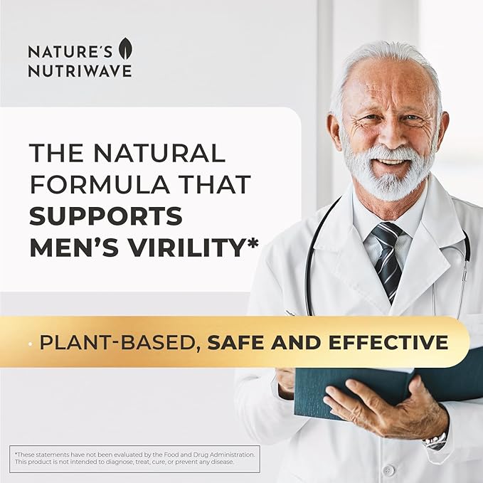 Emperor's Vigor Tonic - Original Supplements for Men's Health - 100% Natural, Non-GMO, Made in The USA, 6 Month Supply