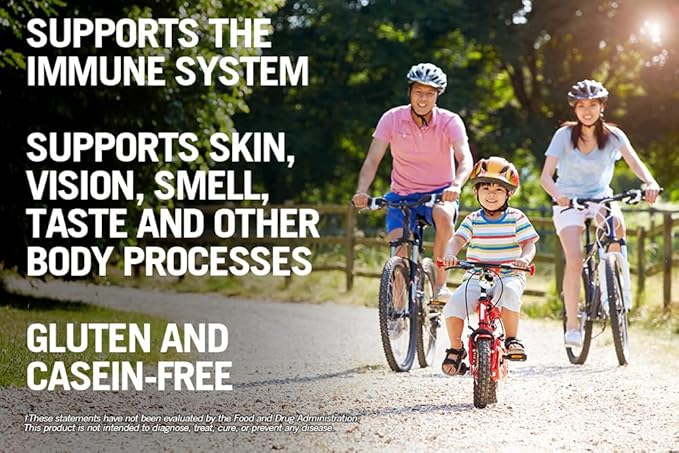 Kirkman - Zinc 20mg - 250 Capsules - Immune Support - High Absorption - Hypoallergenic