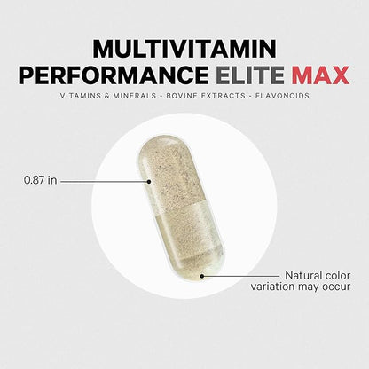 Codeage Multivitamin Performance Elite Max Supplement - Vitamins A, B6, B12, C, D, E, Vitamin K (MK-4, MK-6, MK-7, MK-9), Essential Minerals, Botanical & Grass-Fed Organ Extracts, Lutein - 90 Capsules