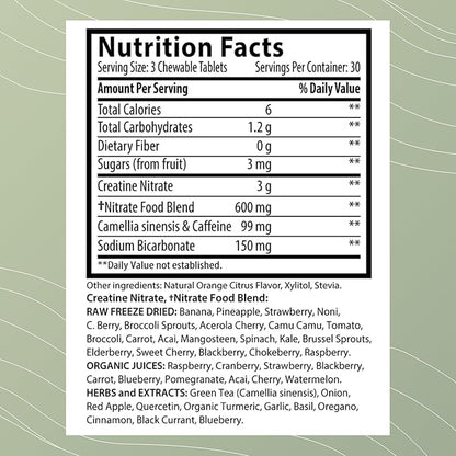 Optimal Health Systems BFF Chewable | Blood-Vessel Flexibility Formula | Circulation & Oxygen Flow Supplement | Nitric Oxide Boost | 50+ Powerful Ingredients | 90 Tablets