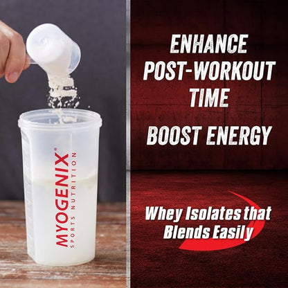 Myogenix Critical Mass - Vanilla Flavored Muscle Mass Weight Gain Supplement, Zero Lactose Protein Powder, Anabolic Whey Protein (6.01 lbs)