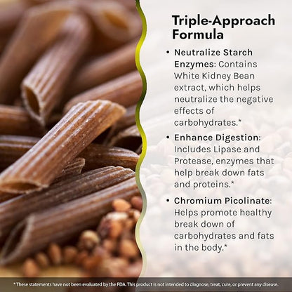 Irwin Naturals Maximum Strength 3-in-1 Carb Blocker - Neutralize Carbohydrates and Support Metabolism - 150 Liquid Softgels