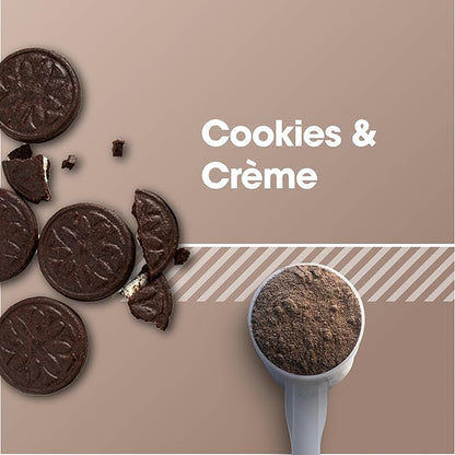 Optimum Nutrition Gold Standard 100% Whey Protein Powder, Cookies & Cream, 5 Pound (Packaging May Vary)