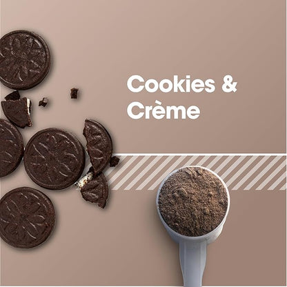 Optimum Nutrition Gold Standard 100% Whey Protein Powder, Cookies & Cream, 5 Pound (Packaging May Vary)