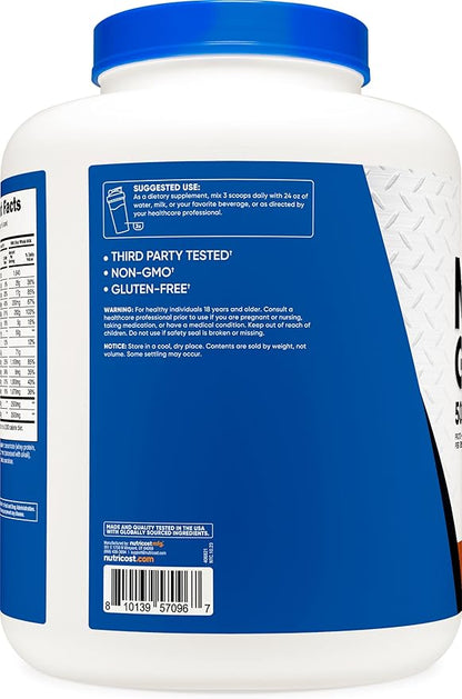 Nutricost Mass Gainer (Chocolate Peanut Butter Flavor, 6.7 LBS) 50 Grams of Protein Per Serving - Non-GMO