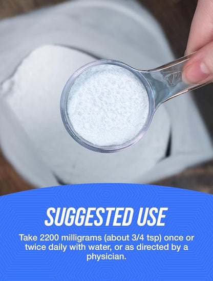 BulkSupplements.com Magnesium Glycinate Powder - Magnesium Bisglycinate, Magnesium Supplement, Magnesium Glycinate 400mg - Gluten Free - 2200mg per Serving, 250g (8.8 oz) (Pack of 1)