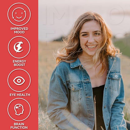 Saffron Supplements Gummies, Saffron Extract for Positive Mood & Calm Nerve, Boost Energy, with Garcinia Cambogia, Vitamin A, B12, Rhodiola Rosea - 120 Gummies