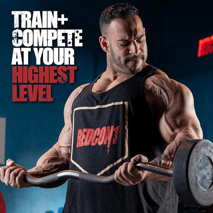 REDCON1 Total War Pre Workout Powder, Blue Lemonade - Beta Alanine + Citrulline Malate Keto Friendly Preworkout for Men & Women with 320mg of Caffeine - Fast Acting (30 Servings)