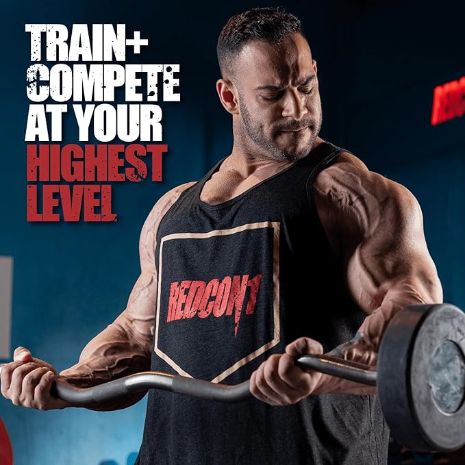 REDCON1 Total War Pre Workout Powder, Baja Bomb - Beta Alanine + Citrulline Malate Keto Friendly Preworkout for Men & Women with 320mg of Caffeine - Fast Acting (30 Servings)