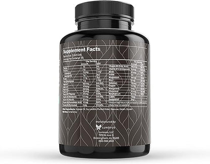 Lunovus Macular Support Plus Multivitamin Based on AREDS 2 Study - Eye Vitamins for Macular Support - Mineral Supplement with Lutein and Zeaxanthin - 180 Soft Gels