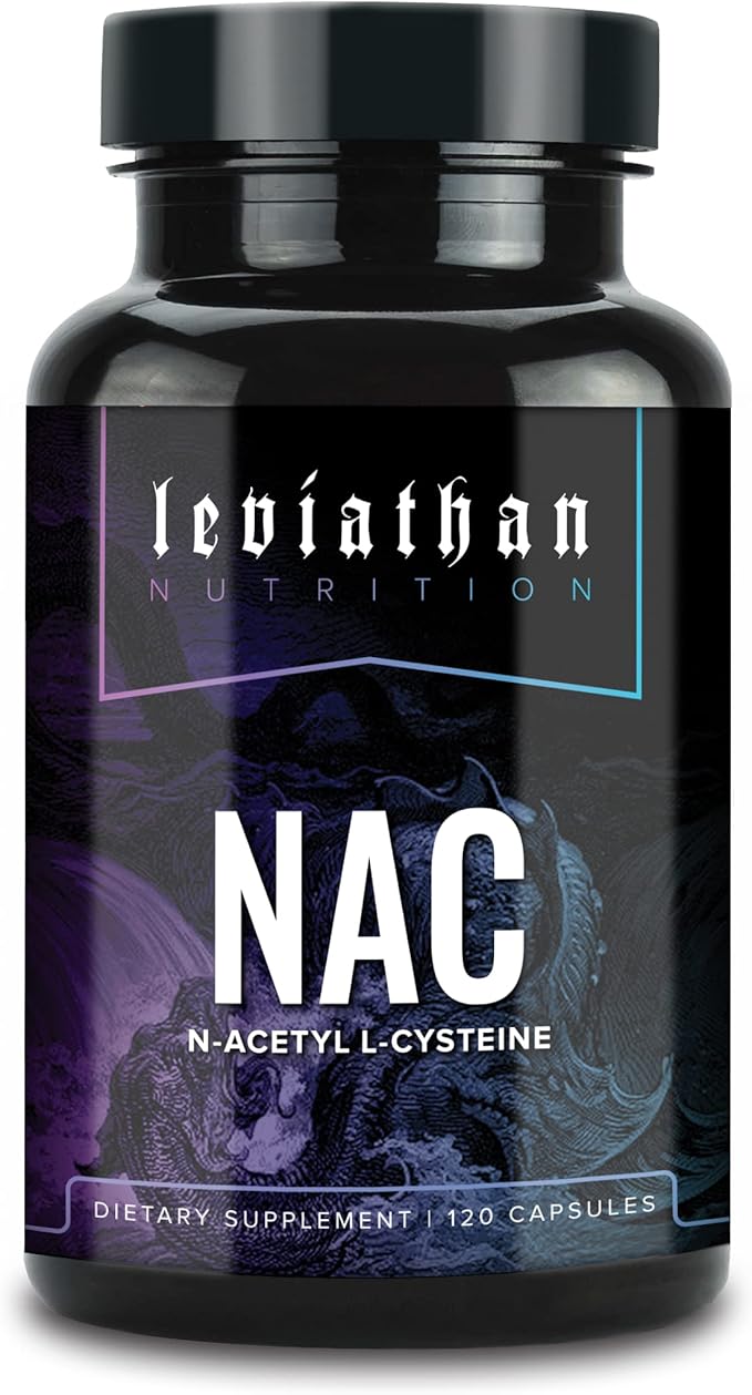 NAC Supplement N-Acetyl Cysteine for Lung, Liver, Immune Support - Potent Antioxidant Support to Boost Glutathione Levels 600mg, 120 Capsules