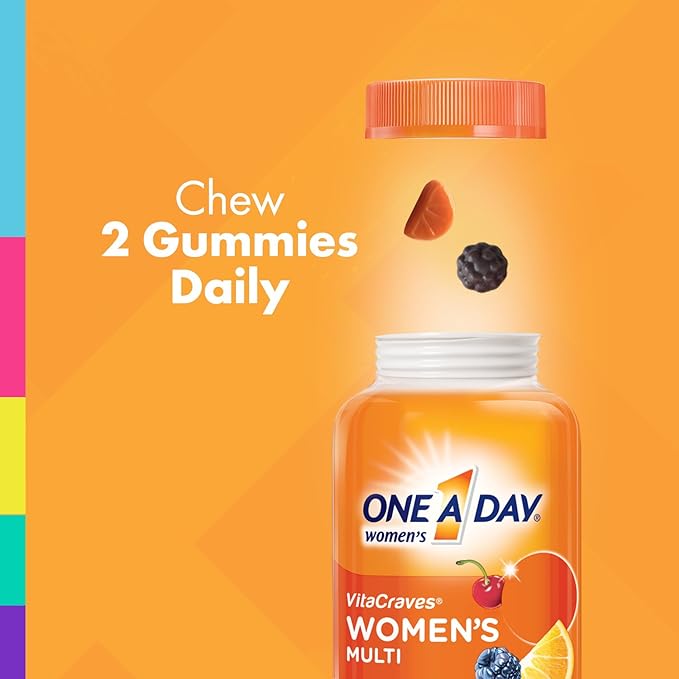 One A Day Women’s Multivitamin, Supplement with Vitamins A, C, E, B1, B2, B6, B12, Biotin, Calcium and Vitamin D, 150 count