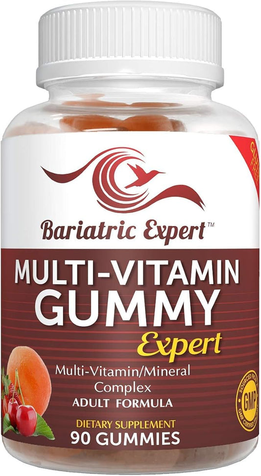 Bariatric Expert Multivitamin Gummies – Fast-Melting Dietary Supplement for Adults Post-Gastric Sleeve and Bypass, Nutritionist Recommended, 90 Count