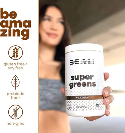 Be Amazing Vegan Pre-Workout Powder | On-The-Go Energy Boost Drink Powder with All-Natural Caffeine, No Crash, No Jitters | Gluten-Free Supplement with Adaptogens | Pink Lemonade, 7 Travel Stick