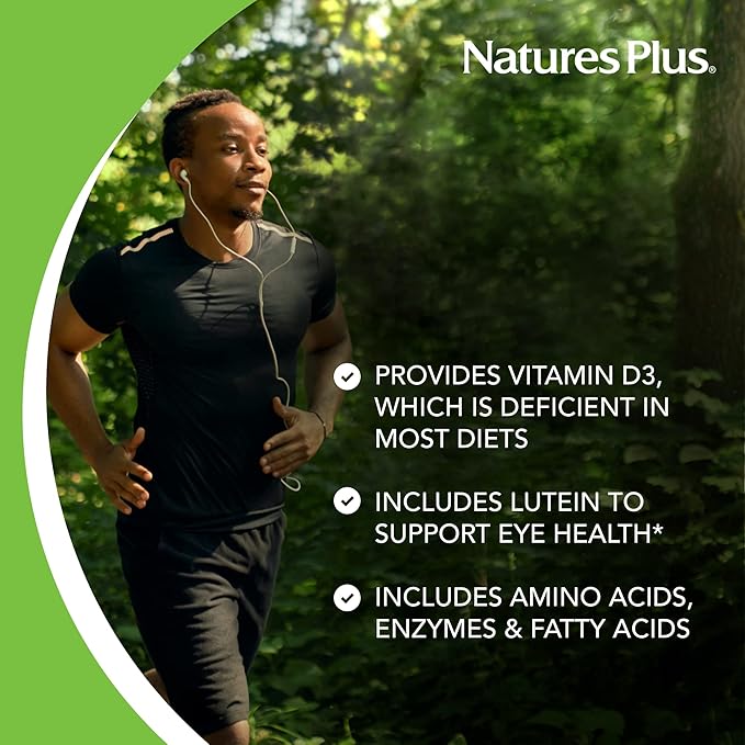 Natures Plus Ultra Source of Life Multivitamin - 90 Tablets - Supports Immune Health, Energy & Overall Well-Being - with Lutein & Vitamin D3 - Vegetarian & Gluten Free - 30 Servings