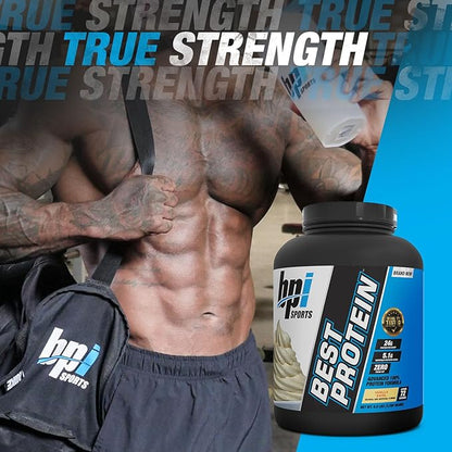 BPI Sports Best Protein For Men & Women Swirl, Vanilla, Vanilla Swirl, 5 Pound (Pack of 1), 80.71 Ounce