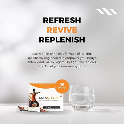 Max N-Fuze, Nutritional Replenishment, 30 Packets (0.24 Ounce), 30 Servings