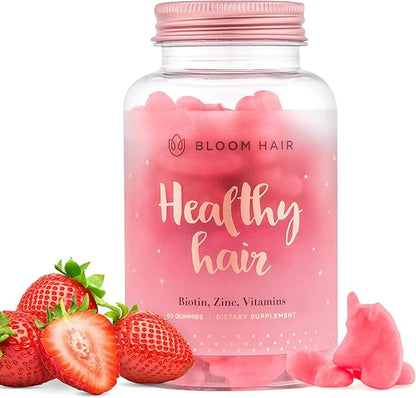 Gummies for Faster Hair Growth & Biotin Vitamins for Rapid Hair Growth for Women Gummies Hair Vitamins Supplements for Increased Hair Thickness Vegan Hair Growth Vitamins