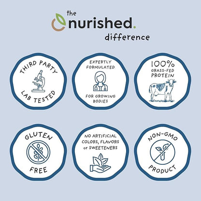 Cookies & Cream Mighty Milk - Kids All-in-One Daily Protein Powder & Multivitamin with Probiotics & Organic Spinach - Natural Flavors, Colors & Sweeteners - 15-30 Servings