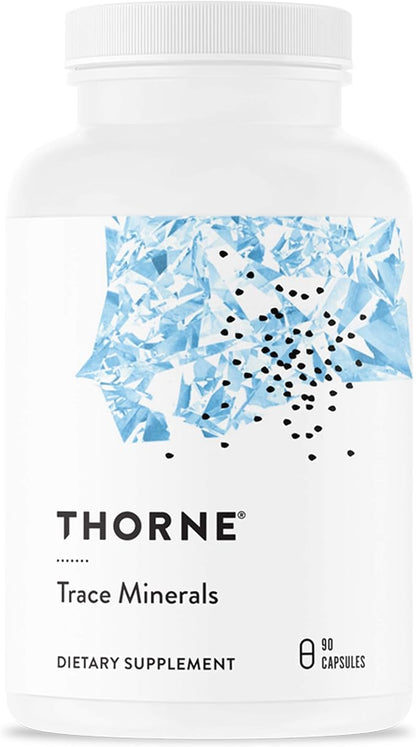 Thorne Trace Minerals - Dietary Supplement with Zinc, Boron & Selenium - Chelated Forms - Comprehensive Formula - 90 Capsules
