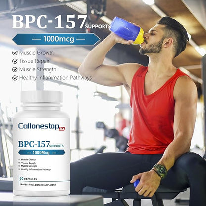 New B-pc 157 Peptide Capsules 1000mcg for Muscle & Workout Non-GMO, Dairy Free, Gluten Free, 60 Capsules