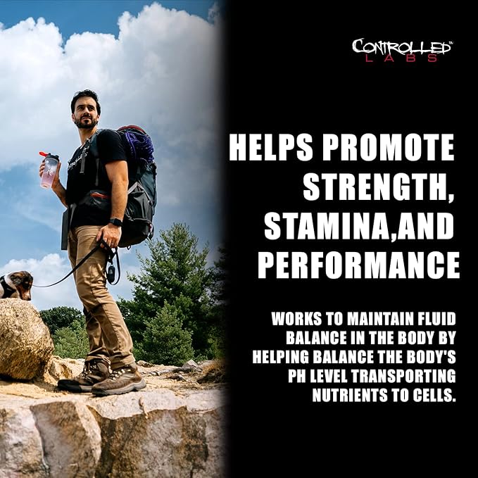 CONTROLLED LABS Orange HydraPush Electrolyte Powder, 60 Servings - Advanced Sugar-Free Hydrating Recovery Drink Mix with Coconut Water & Taurine - Boost Energy & Increase Endurance (Watermelon)