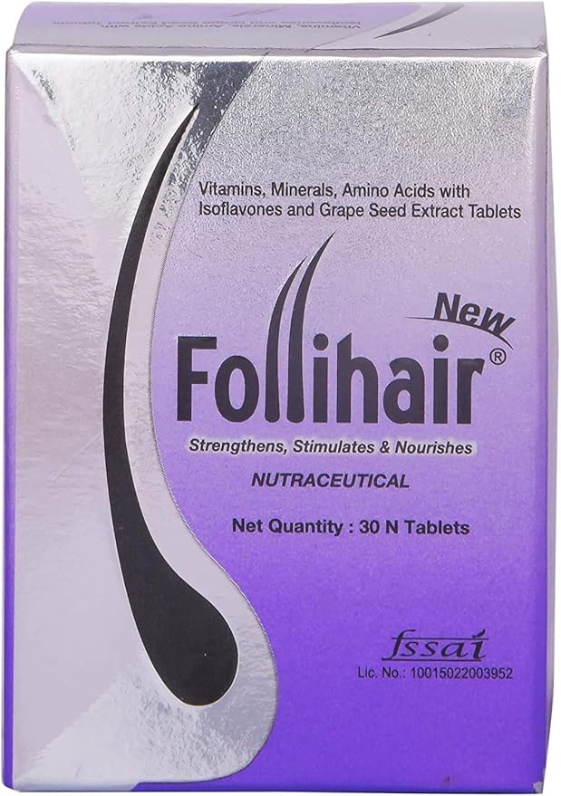 Satisfactory Nation Pack of 2 Follihair 30 Tablet Each Pack