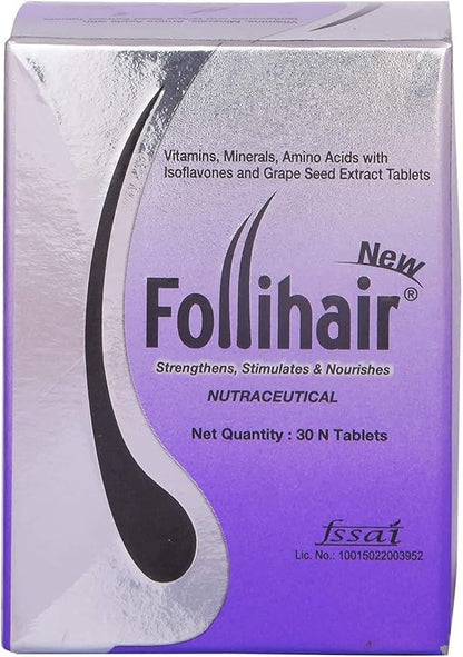 Satisfactory Nation Pack of 2 Follihair 30 Tablet Each Pack