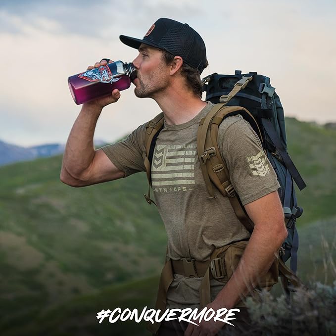 MTN OPS Enduro Nitric Oxide Stim Free Pre Workout | Magnesium Citrate, L Arginine & L Citrulline Caffeine Free Preworkout | 30 Serving Rocky Mountain Ricky