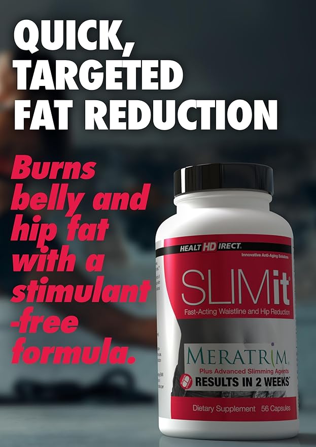HEALTH DIRECT - SLIMit with Meratrim - Natural metabolic for Women & Men - Targets Fat Cells, Supports Metabolic Health - 56 Capsules
